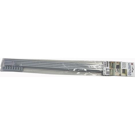 GRIGLIA VENTILAZIONE INOX KIT - 60 CM