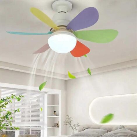 Deckenventilatoren mit Beleuchtung, E27/26 Schraubfassung, mehrfarbig, A-- (1/5)