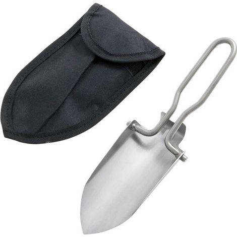 Raspadores de hielo - Pala de nieve de acero inoxidable, multiusos, pequeña pala plegable para cavar, herramientas de jardín (1/2)