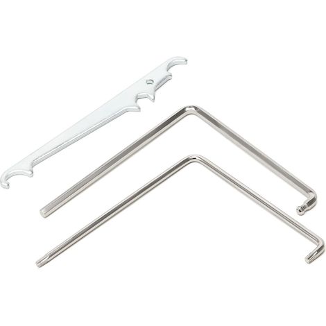 Kit de Clés de Réglage pour Fenêtres PVC Aluminium Bois, Clé Allen 4mm et TORX TX15, Pièces Détachées Ferrure Fenêtre, Outil de Réglage de Fenêtre pour Ajustage Paumelle Charnière Crémone. (1/5)