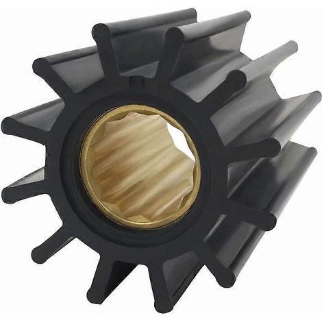 Turbine de pompe de refroidissement à eau de mer 876771 pour moteur diesel Volvo Penta D6-280 310 330 370 435 21951358 3887761 (1/5)