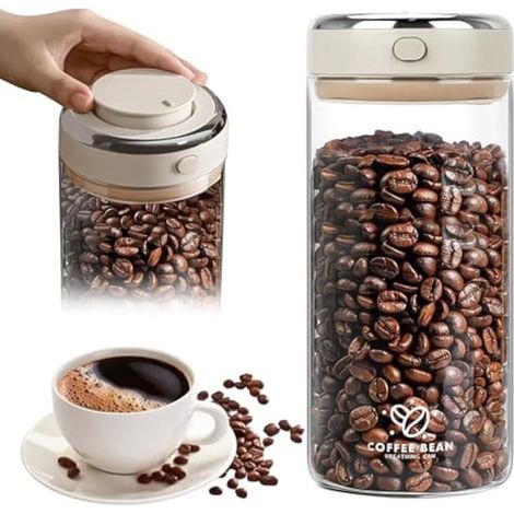 Lata de café de vidrio hermética - 1700 ml (1/5)