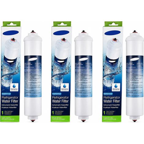 Filtres à eau compatibles (PA) en paquet de 3 pour réfrigérateurs Samsung DA29-10105J, HAFEX / EXP WSF-100, DA99 02131B, EF9603 et Haier/LG. (1/3)
