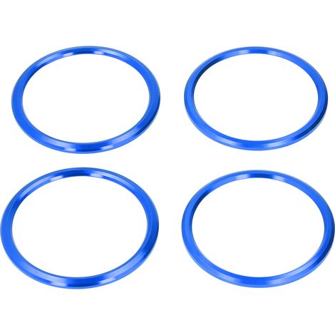 4 Pièces Grille Aération Climatiseur Cadre Aluminium Alloy Remplacement Chevrolet Camaro 2016-2019 Bleu (1/5)