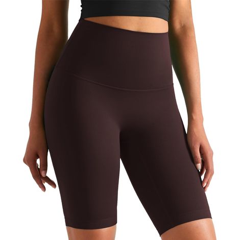 Women's Sports Shorts High Waist Cycling Leggings Anti Friction Thigh Shorts Running Women Knee Length (1/5)