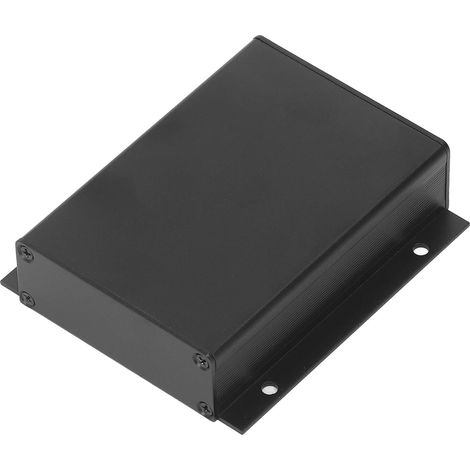 Wasserdichtes Elektronikgehäuse aus schwarzer Aluminiumlegierung, korrosionsbeständig und gut abgedichtet, DIY-Projektbox für Instrumente, robustes Schutzgehäuse (1/5)