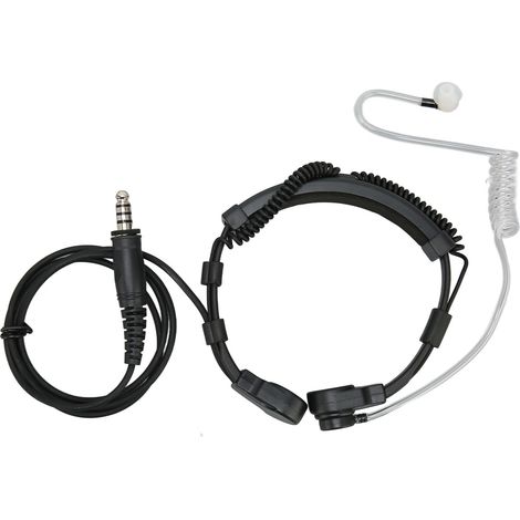 Casque de communication mains-libres avec PTT et commande vocale pour YAESU VX-1R, VX-2R, VX-3R, VXF-10, VXF-20, réduction de bruit intégrée (1/5)