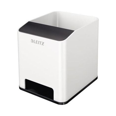 LEITZ Stifteköcher Leitz WOW Duo Colour 9 x 10 x 10,1 cm (B x H x T) Polystyrol schwarz/weiß