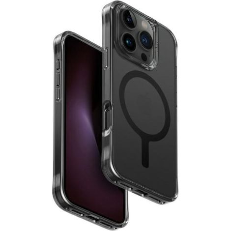 UNIQ LifePro Xtreme iPhone 16 Pro 6,3" Magclick Ladehülle grau/rauchfarben (1/5)