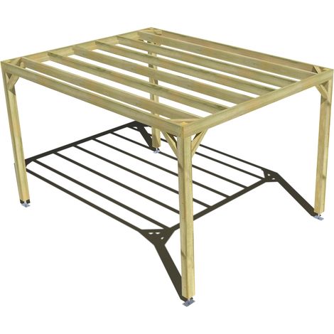 Pergola bois • 3m x 4m • indépendante • sens profondeur • livraison comprise (1/3)