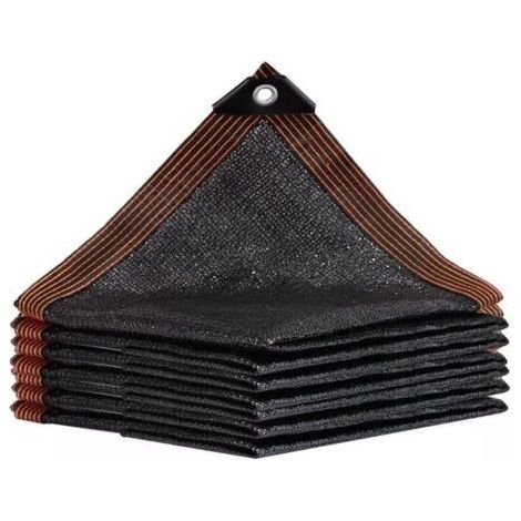 Filet Protection Solaire 50%, Coupe-Vent Voiles avec Oeillets à Abat-Jour en Maille RéSistante Bloquer Les Rayons UV Plantes Noir,pour Jardin des Fleurs Serre Grange (2mx4m/6.6ftx13.1ft) (1/5)