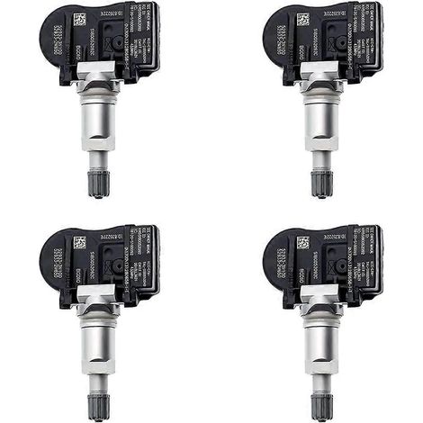 4 capteurs de pression des pneus TPMS 52933-3N100 pour Hyundai Accent, Equus, i30, IX20, Kia Rio et Ceed (références 52933-2J100 et 52933-B1100, 433 MHz). (1/5)