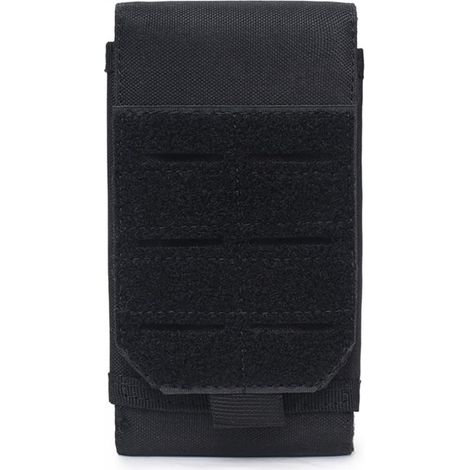 Sollbry Pochette Téléphone , Molle Sac pour Téléphone Mobile Poche Ceinture Petit Sac Ceinture Tactique en Nylon 600D (1/3)