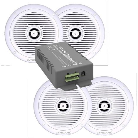 Lyndahl LYNCS180IPS4 Set de haut-parleurs 2 voies à encastrer 120 W 4 Ω blanc 1 set D338642