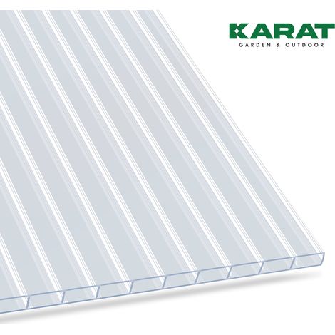Panneau alvéolaire Serre de jardin  60,5 x 121 cm  Ep = 10 mm