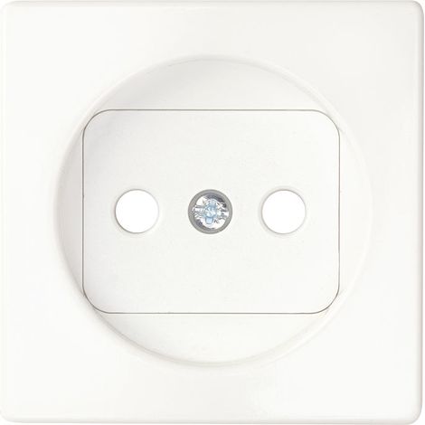 Tapa enchufe 2P blanco SIMON 82040-30 (1/2)