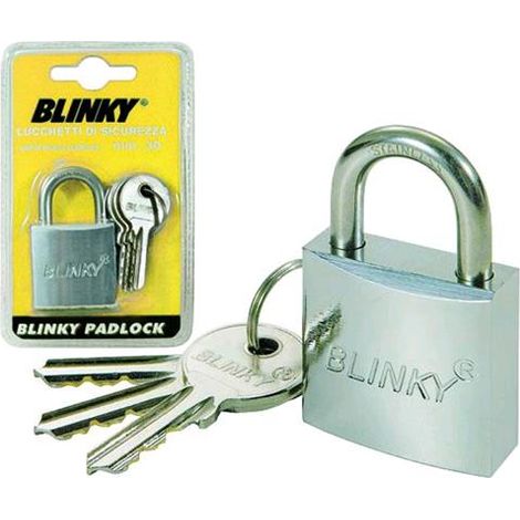 Lucchetto Blinky Cromati Mm. 60 Conf. 6Pz