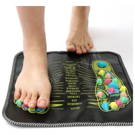 REFLEXOMAT : Tapis de Réflexologie Plantaire avec Pavés de Massage pour Soulager le Corps (1/4)