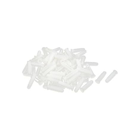 Blanc 80pcs d'ancre de cloison sèche de mur de boulon d'expansion en plastique de longueur de 25mm (0827dc35568acbf4314b5edc30adc6ba) (1/3)