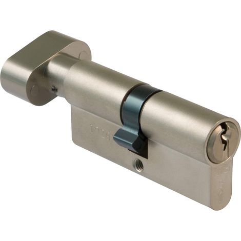 AMIG Cylindre 9700 BOUTON 90 (40-50M) Laiton Chromé mat (1/2)