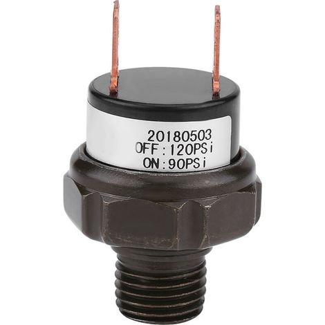 Commutateur de commande de pression d'air de commutateur de compresseur d'air automatique de voiture universelle 12V (90-120PSI)-DOU