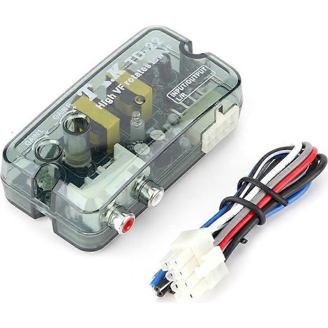 Kit de câblage pour amplificateur audio de voiture, câble audio, ligne d'alimentation, convertisseur audio haut/bas. (1/4)