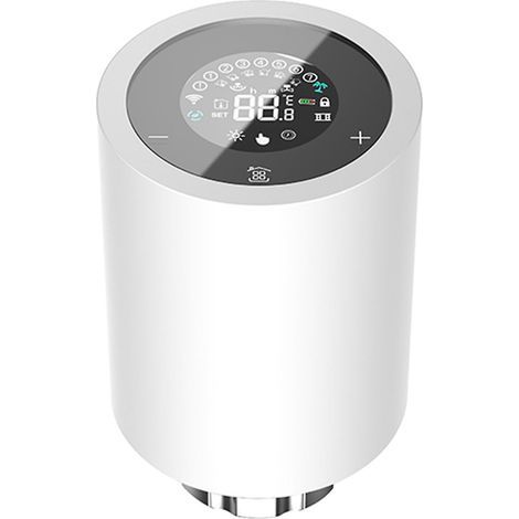 Thermostatic Radiator Valve Smart Radiator Valve Intelligent Thermostat Valve Supporting Mobile App-White (1/5)