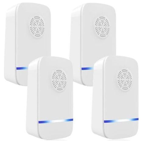 Ultrasonic Pest Repeller, Electronic Anti Insect Mouse Traps 4 Packs for Indoor, Plug in Mosquito and Spider Repellent, Effective Pest Repellent (1/5)