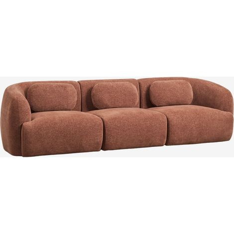 Sofá modular de 3 piezas en chenilla Coquette SKLUM       