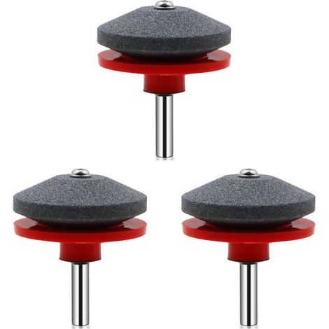 Ensemble de 3 meules de broyage robustes pour perceuses électriques - (1/5)