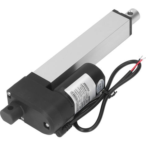 Vérin électrique linéaire miniature 24V 800N, tige de levage Ø8mm, course 150mm, pour électroménager, mobilier, médical et automobile. (1/5)