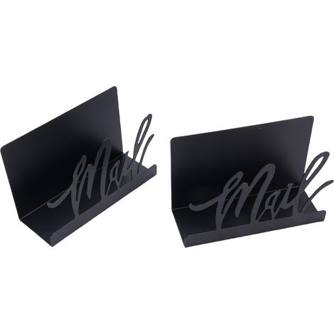 Range-lettres en fer design creux antidérapant pour bureau et maison, support robuste et élégant pour courrier (1/4)
