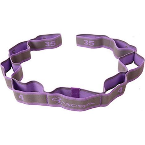 Sangle de Yoga Sangle d'exercice/Yoga Stretch Bandes avec 8 Anneaux/Bandes élastiques de Yoga Pilates Résistance Fitness Bandes de Formation- (1/3)