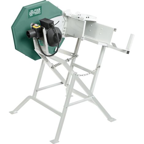 Fartools – Scie à bûches électrique 2200W – Diamètre de coupe 405mm – Capacité de coupe 150mm – Monophasée 230V – Vitesse 2800tr/min