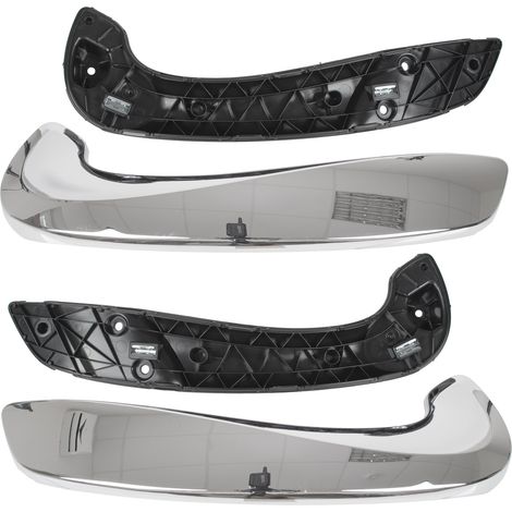 Manijas interiores de puerta cromadas para Renault Megane III 08-16, delantera izquierda + derecha, 2 piezas. (1/2)