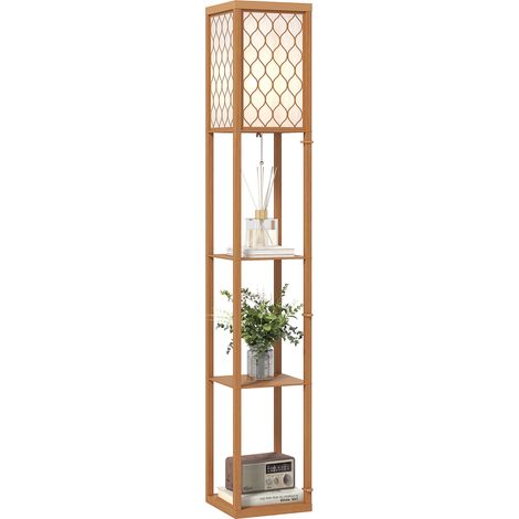 Three-Shelf Standing Lamp - Natural (1/5)