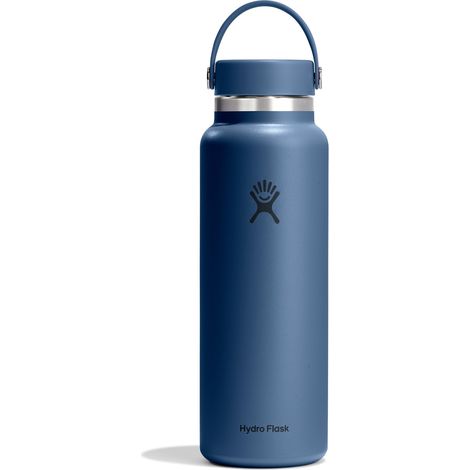 Borraccia termica unisex Hydro Flask Wide Flex da 1183 ml, blu, modello W40CTS384 (1/5)