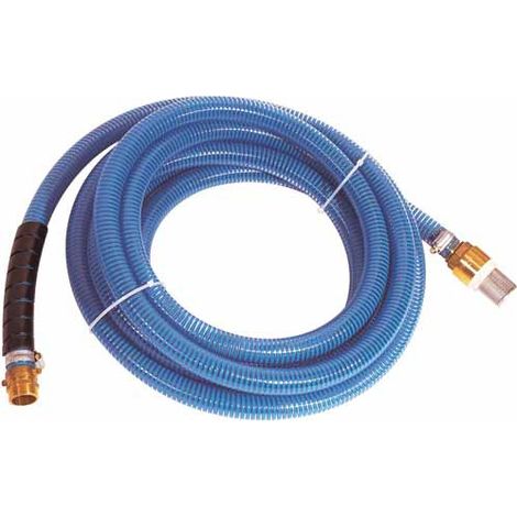 Jetly – Tuyau d'aspiration souple armé 7 m – Diamètre 32 mm – Plastique renforcé – Résistance à la pliure pour pompes de surface