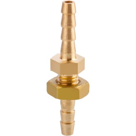 Raccord cannelé en laiton 1/2", filetage femelle, épisseur de métaux, barbillons, raccord tuyau, connecteur adaptateur pour air, eau, huile (épaisseur 8 mm) Pagode 4 Mm Grand Cuivre (1/5)