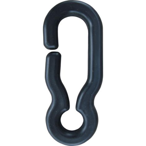 TEMKA Universalhaken schwarz für Kunststoffkette