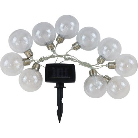 Leuchte volteno garden garland solar 10 Kugeln warmweiß