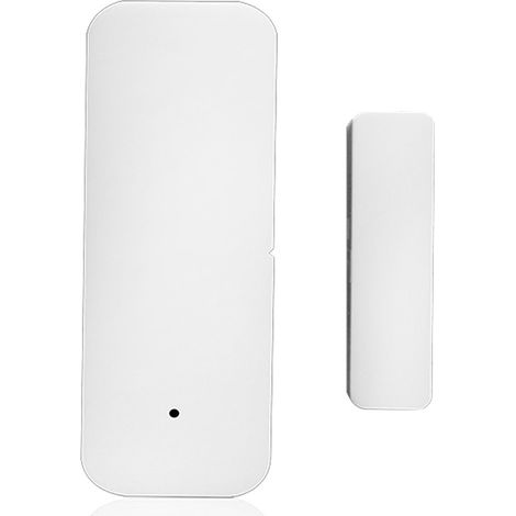 Capteur de porte Wi-Fi compatible avec l'application Tuya, contrôle l'ouverture des portes et fenêtres, alarme de sécurité, interrupteur magnétique, détecteur sans fil, compatible avec Alexa Home et I (1/2)
