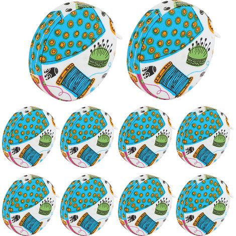 Lot de 10 mètres ruban portables et rétractables pour vêtements et corps, outil de couture et de tailleur
