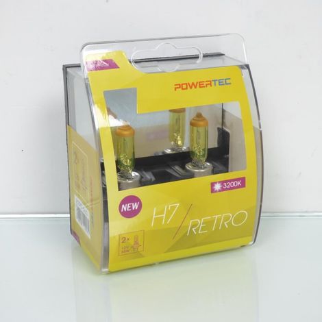 Los von 2 Glühbirnen h7 gelb 12v 55w powertec ptzrt7-duo für (1/2)