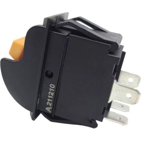 AN17-1 4-poliger Auslöseschalter, Hochleistungsschalter 20 A 250 V, selbstverriegelnd, Zubehör für 3900-W-Industrie-Elektrowerkzeuge mit Zwei-Gang-/Vorwärts-/Rückwärtsauslöser (1/2)