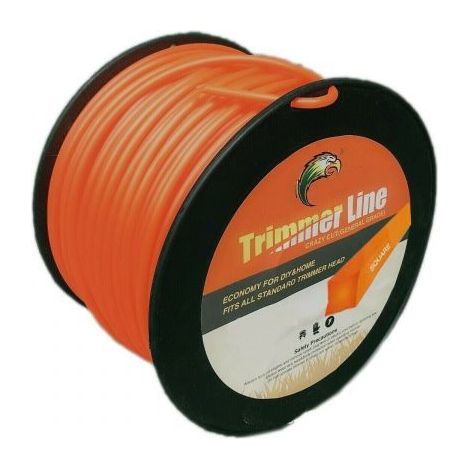 FILO PER DECESPUGLIATORE QUADRATO 3.0 mm bobina 100mt taglaerba cavo matassa