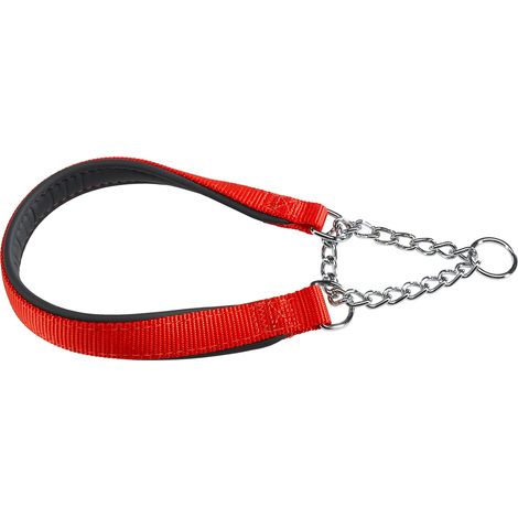Ferplast DAYTONA CSS Collare a semistrangolo con imbottitura soft. In vari colori e misure.. Variante CSS15/40 - Misure: A: 28-40 cm B: 15 mm - Rosso