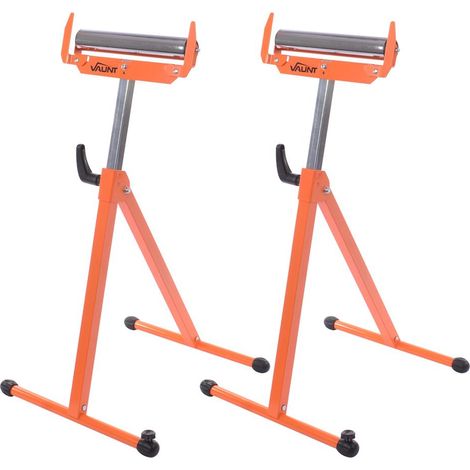 Vaunt Adjustable Roller Stand Twinpack Heavy Duty Mitre Saw Material Support (1/5)