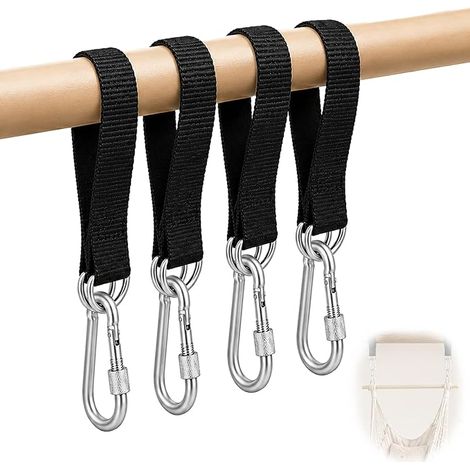 Hanging Straps for Hammock and Swing, Tool-Free, 30 cm x 25 mm (1/5)