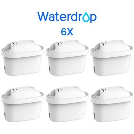 Cartouche filtrante compatible Brita Maxtra+ et Pro Réduction PFAS, PFOA/PFOS Pack de 6 All in 1 (1/5)